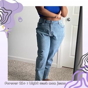 💜30% off sale💜 Forever 21 + | Mom jeans